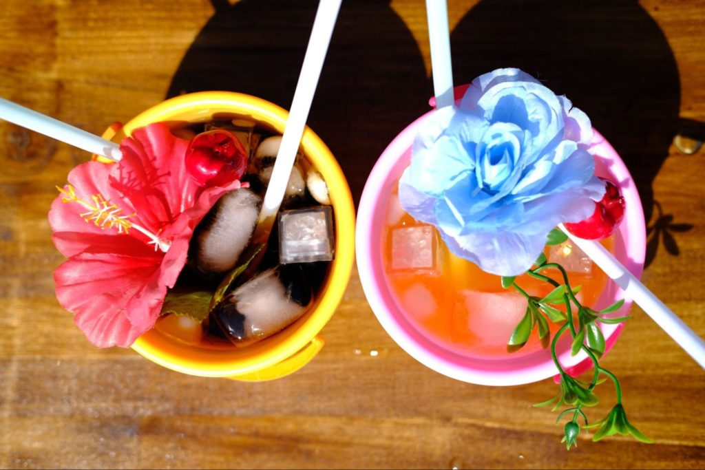 さまざまなバケツカクテル