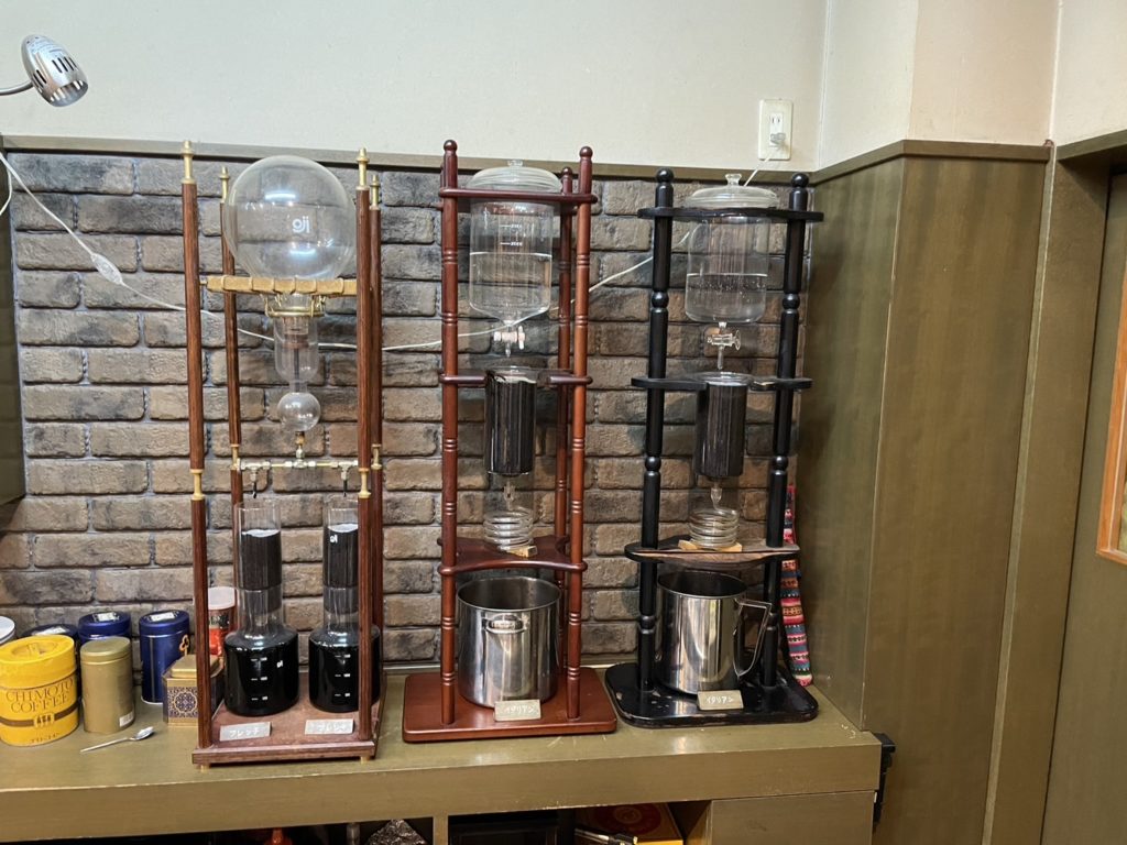 水出し用のコーヒーマシーン