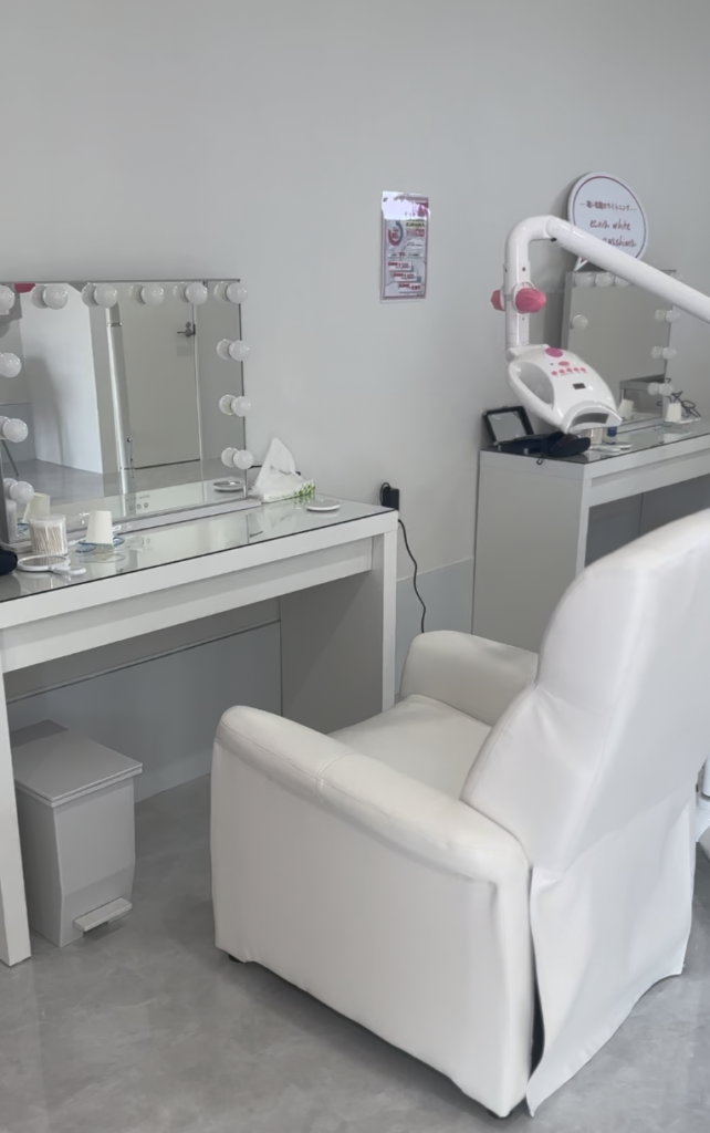 施術ブースの様子