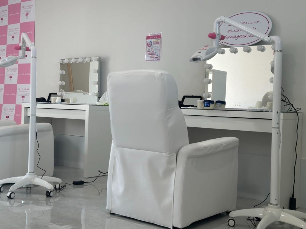 施術エリアの様子