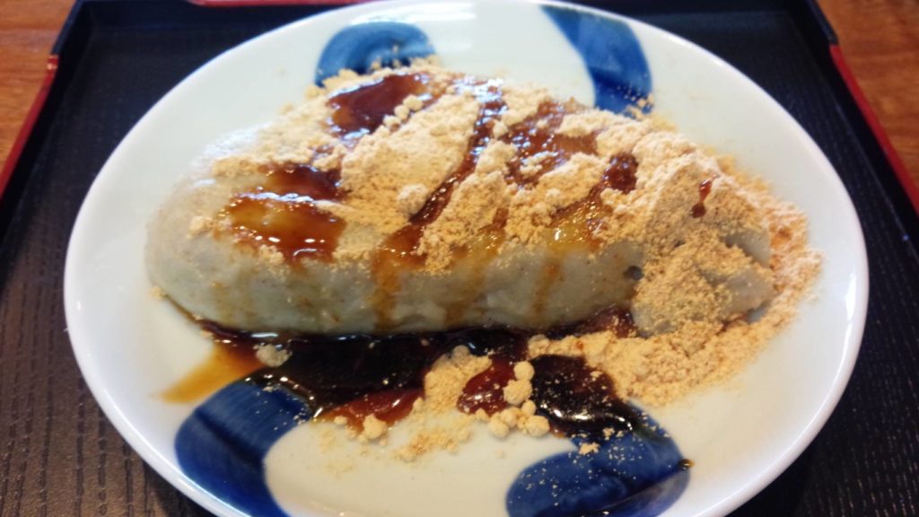 そばがきを使ったデザート