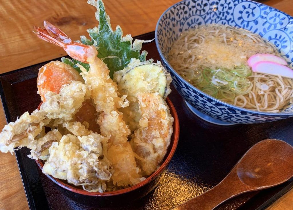 天丼とお蕎麦のセット