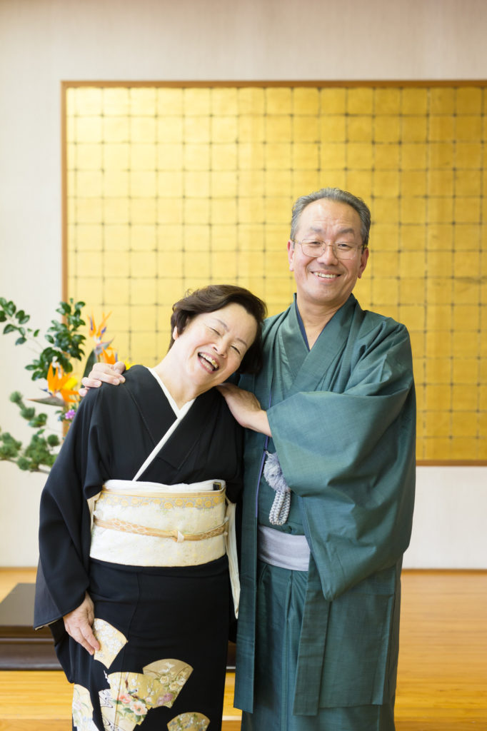 二代目店主と、笑顔が素敵なお母様