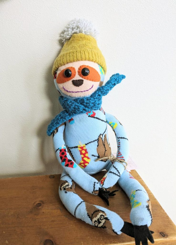 個性的な靴下人形