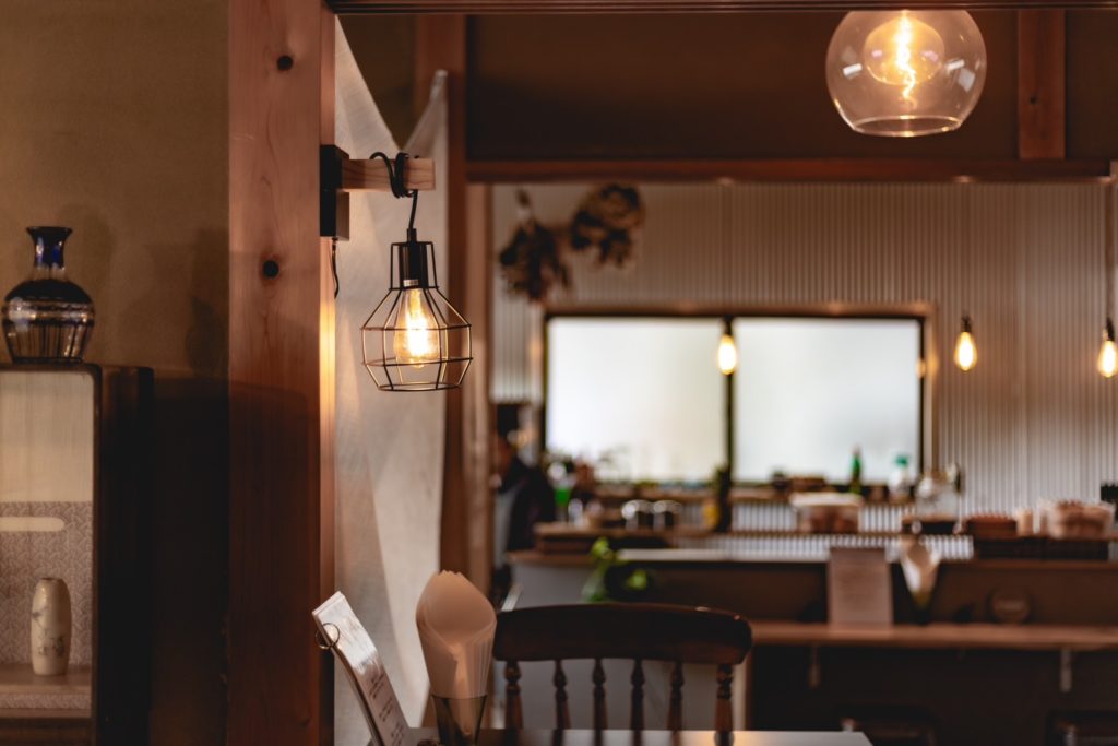 古民家を改装した店内