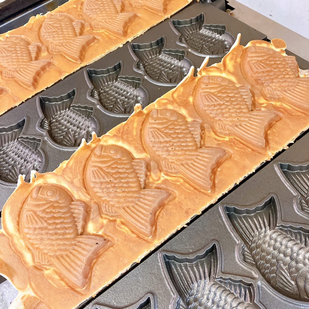 焼きたてのたい焼き