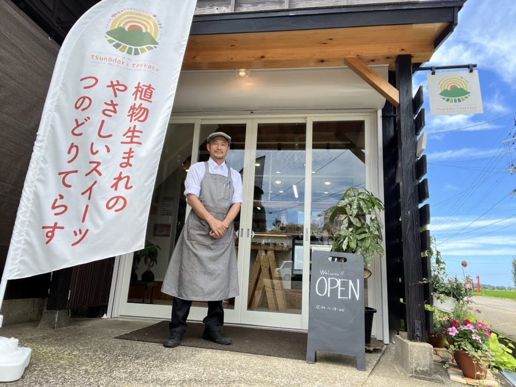 米農家でもあるオーナーパティシエ