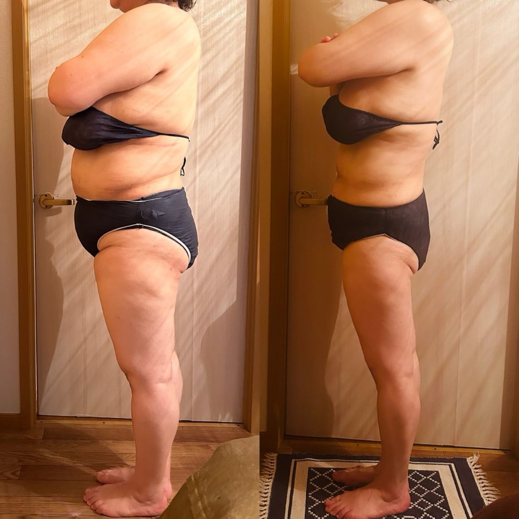 ダイエット前後