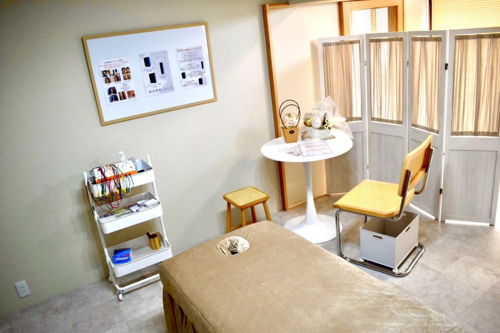 プライベート空間の施術部屋