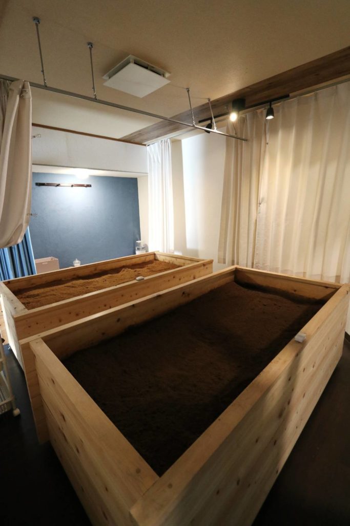 ペア利用可能の発酵米ぬか温浴