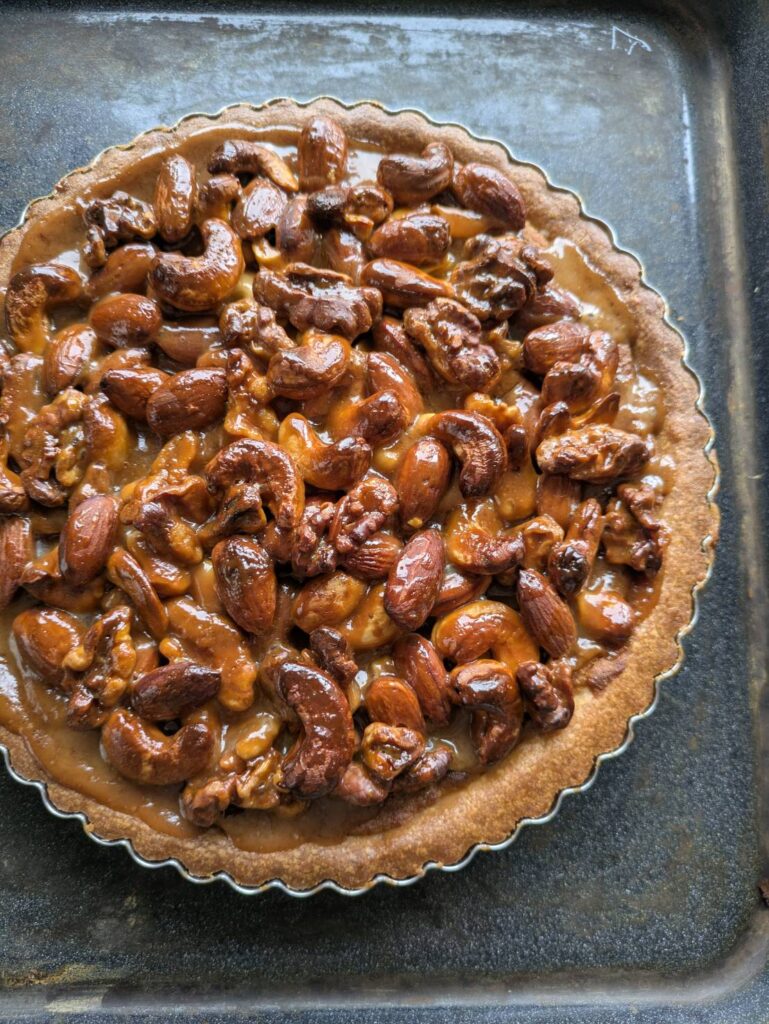 人気のナッツタルト