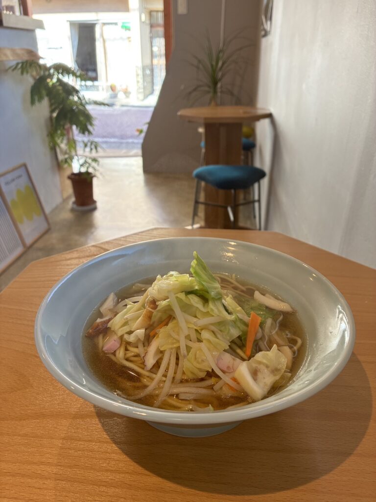 祖父母の食堂の味を再現したちゃんぽん