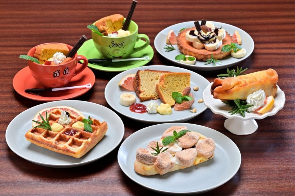 豊富なスイーツ&デザートメニュー