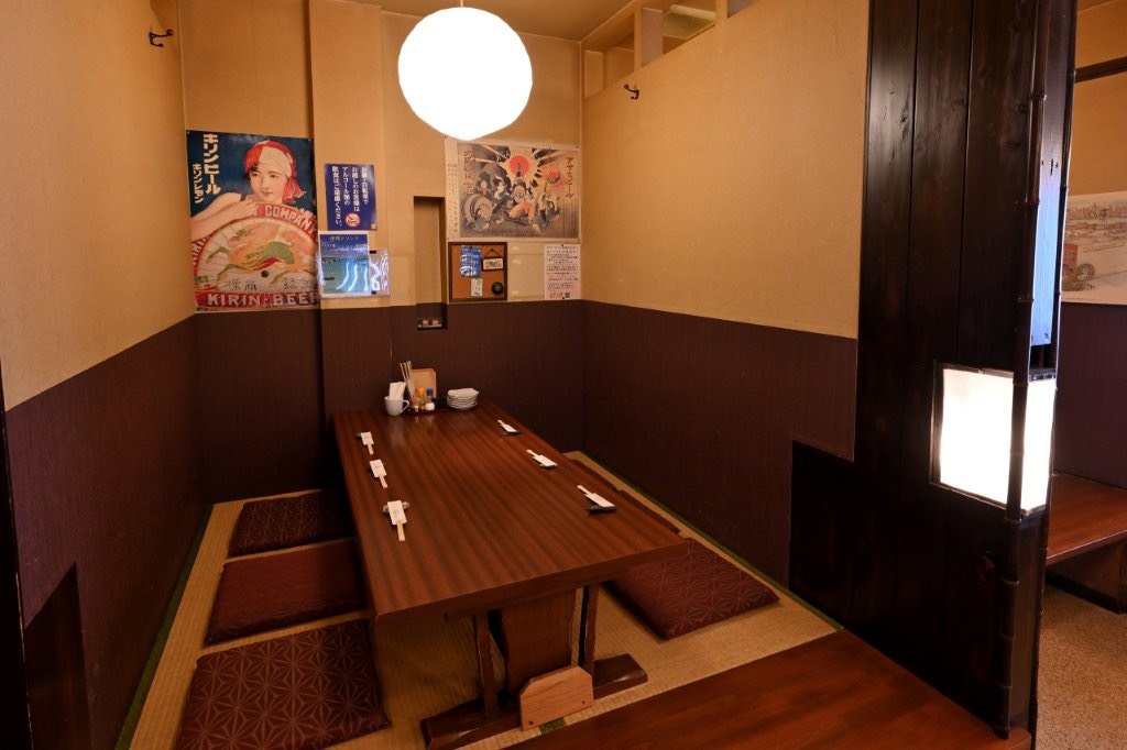 半個室のお座敷席