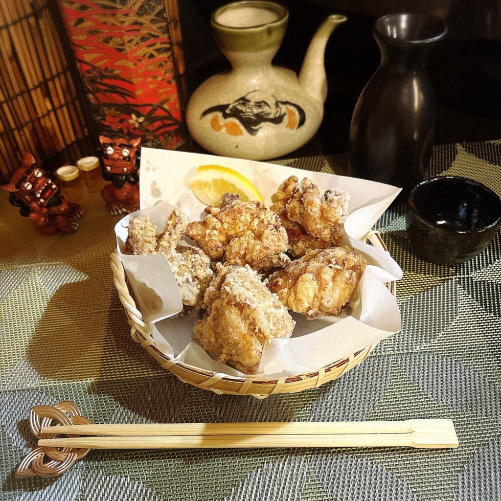 楽家盛の自慢の唐揚げ