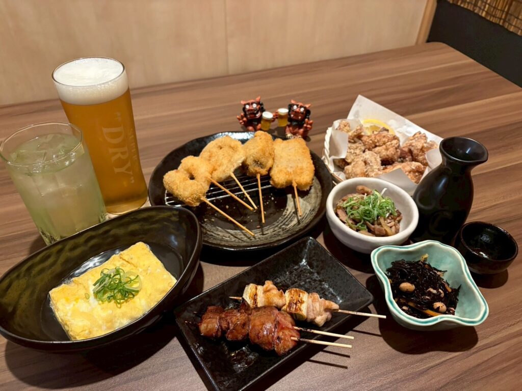 焼き鳥居酒屋 楽家盛自慢の料理とお酒