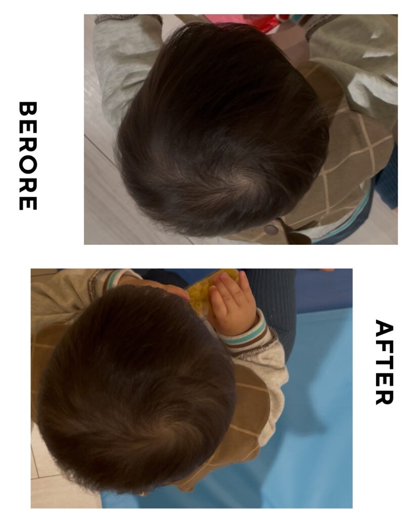 Tender loving の赤ちゃん整体の様子