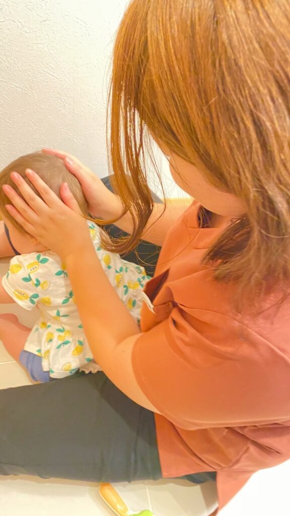 Tender loving careの赤ちゃん整体を楽しむベビー