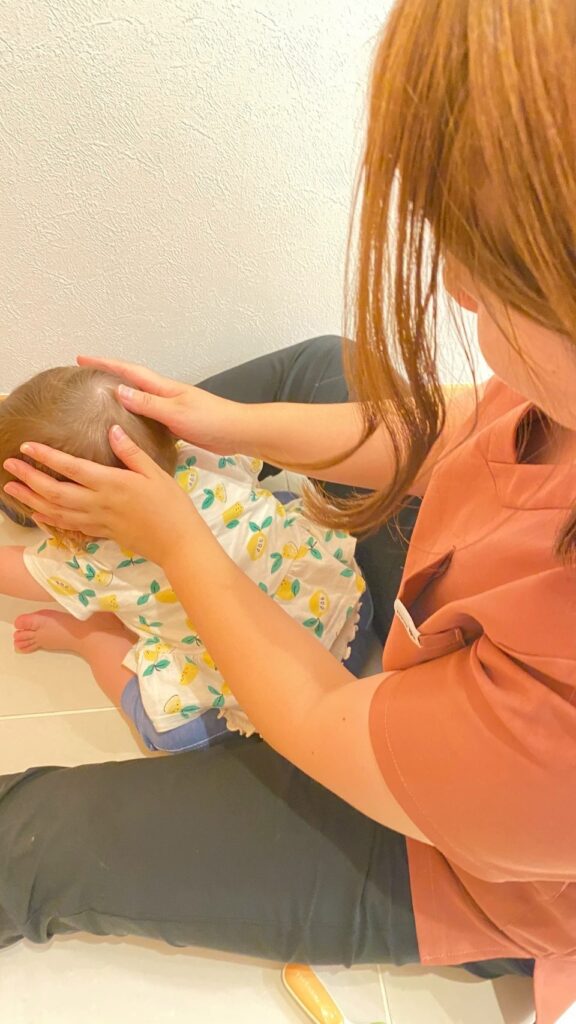 Tender loving の赤ちゃんの繊細な体に負担をかけない、非常にソフトな整体