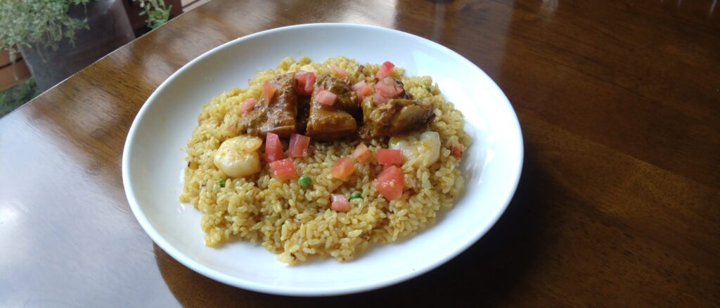 タンドリーチキンドライカレー